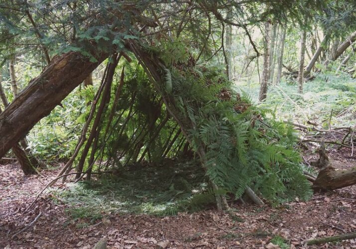 Návod, ako postaviť bunker v lese>