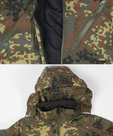 Bunda Mil-Tec SCU Softshell flecktarn