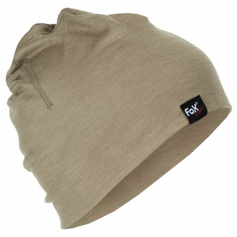 Zimná čiapka Beanie Merino Lite coyote