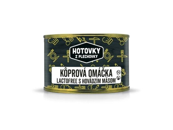 Kôprová omáčka s hovädzím mäsom Lactofree 400g