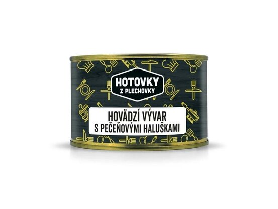 Hovädzí vývar s pečeňovými haluškami 400ml