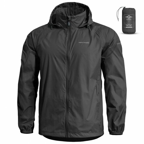 Bunda Pentagon Cloudburst Packable Jacket čierna