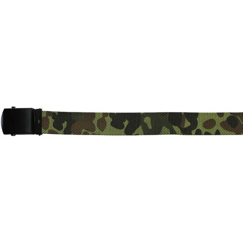 Opasok s kovovou prackou flecktarn