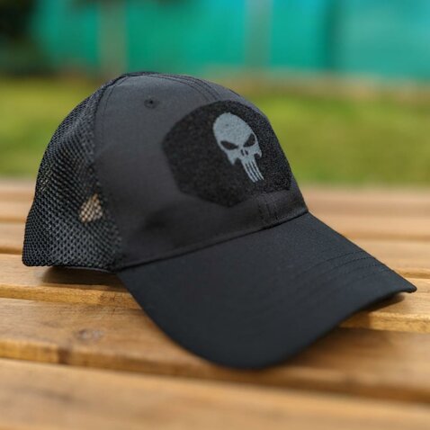 Šiltovka Tactical Skull čierna