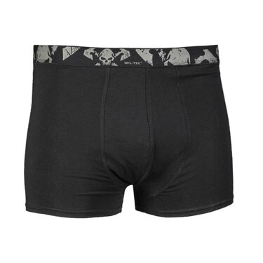 Boxerky Mil-tec Skulls Black 2x