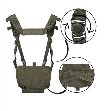 Taktická vesta Chest Rig Light olive