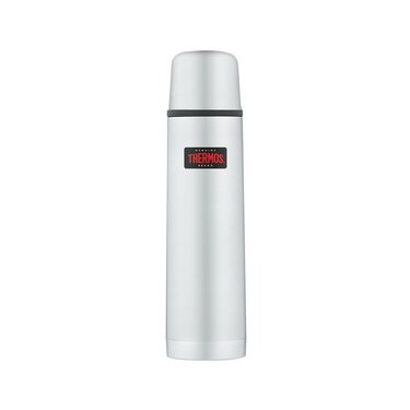 Termoska Thermos s tlačidlovým uzáverom 1000ml strieborná